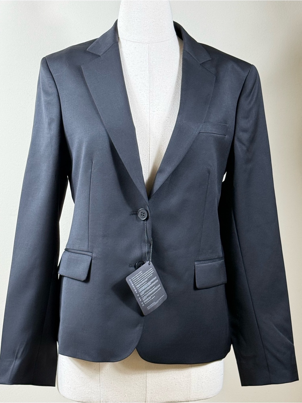 Beymen Business Black  Wool Blend Blazer NWT Sz 40 US 6